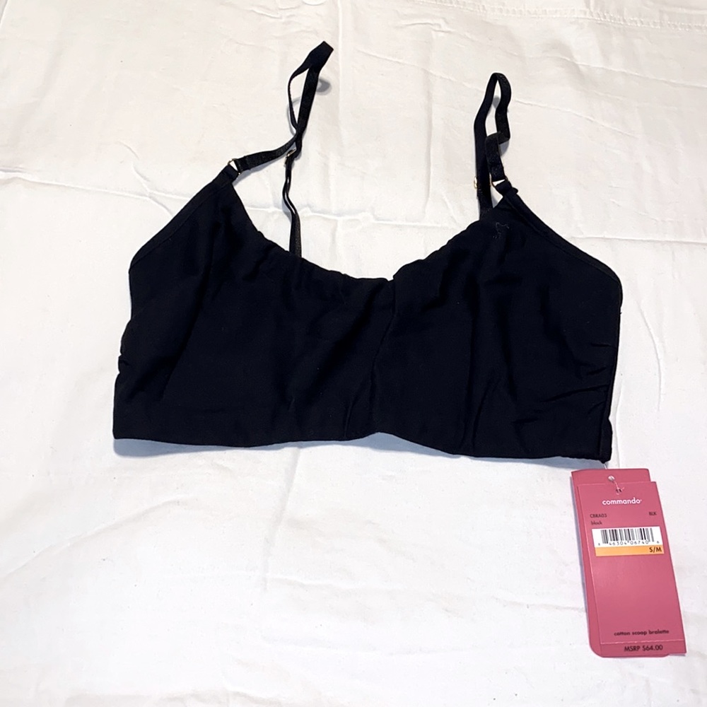commando Cotton Scoop Bralette